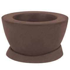 Vaso baixo rotomoldado - Chocolate